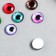 Decor for creativity Glass "Eye" set 10 pcs d = 1 cm mix