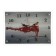 Carty clock is wall-mounted, series: people, "Girl in red" 25x35 cm