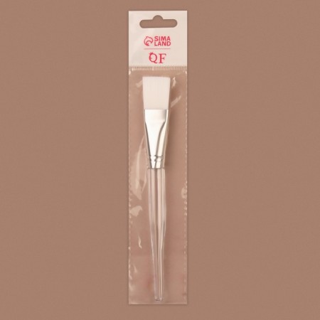Mask brush, 17 (+/- 1) cm, transparent/white color-8