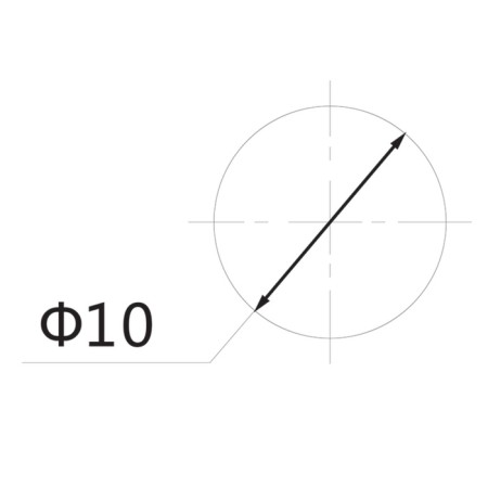 Enter facet Ø10.2 220V yellow (RWE-205) rexant-1