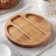 Menzhitsa Round Barie Dauline, D = 20 cm, 3 sections, birch, saturated with oil