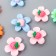 Decor for creativity Plastic "Harvesting in Flower" set 12 pcs mix 2x2 cm
