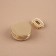 Bag staple, d = 4 cm, gold color