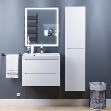 Mirror Uperwood Tanos, 70x80 cm, LED backlight, sensory switch, anti -recovery-2