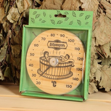 The thermometer for the bath "pleasure", wooden, d = 16 cm, benpar-5