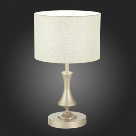 Evoluce bedside lamp. Sle107704-01. Elida. 1x40 W, E14, 24x24x43 cm, Shampan-1