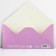 Money envelope "Happy Birthday", embossing, 16.5 x 8 cm