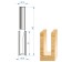 Frases groove Encor Prof 46029, straight, on wood, d = 12 mm, 16 x 51 mm