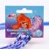 Hair pigtails on elastic band, blue, winx