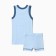 A set for a boy (T -shirt, panties), blue color, height 104 cm