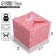 Gift folding box, packaging, “hearts”, 18 x 18 x 18 cm