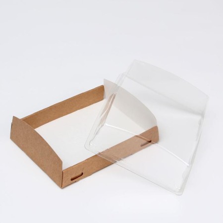 Packaging for products with a transparent dome, 18.5 x 14 x 5.5 cm, 1l-2