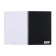 A4 notebook, 96 sheets on the crest of Escalada, integral cover of artificial leather, foil embossing, block 70 g/m2, black