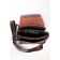 Bag Cross-Body Men, genuine leather de-gosa brown, 16x5x19 cm