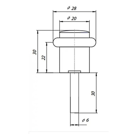 DISCOM "DS-0013-GM, color mate. Gold-1
