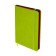 Leduced Diary A5, 140l, Cage, leatherette, elastic band, red cut, green