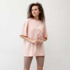 Women's T-shirt Minaku Oversize Fit: Persian color, river 42