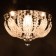 Svetogor chandelier "Türkiye" 4x60W E27 LED lighting chrome 40x40cm