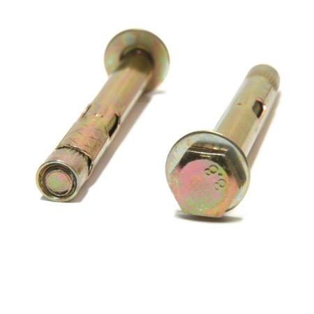 Anchor bolt of scrap, galvanized, 10x80 mm, 75 pcs-5