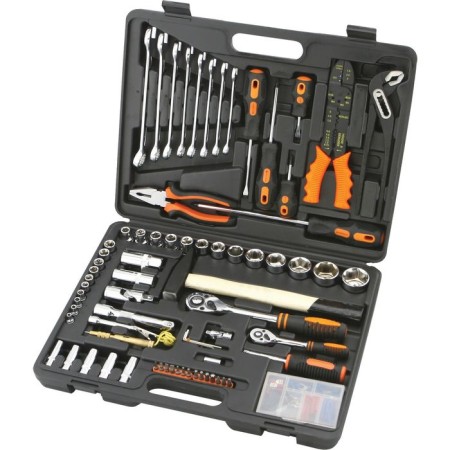 Set of tools "Craton" TS-11, 1/2, 1/4 ", heads 4-32 mm, 99 items