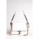 Bag Cross-Body Women's, genuine leather, Ludor White, 22x9x19 cm