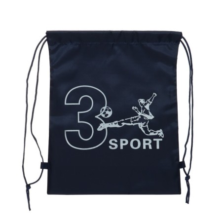 A bag for shoes 420 x 340 mm, Calligrata Sport 3, (soft polyester, density 210d), dark - blue mix-1