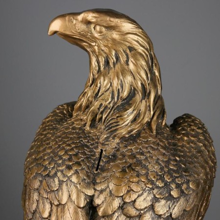 Piggy bank "Eagle" bronze, 63cm-3