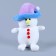 Soft toy "Snowman", 18 cm