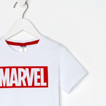 Marvel T-shirt, height 122-128, white-2