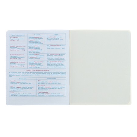 A notebook “Hipples”, 48 sheets in a cage, “English language”, coated cardboard, matte lamination, Touch varnish, block offset-6