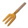 A set of garden tools, 3 objects: scoop, looser, fork, length 28 cm, wooden handles, Greengo