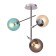 Sierra chandelier, 3x60W E14, chromium color