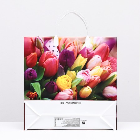 Spring Bouquet package, soft plastic, 28.5 x 30 cm, 100 μm-1