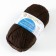 Yarn "promising" 50% merino wool, 50% acrylic volume 270m/100g (251 brown)