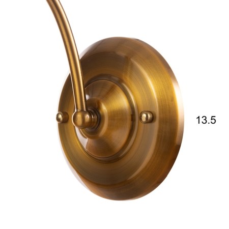 Sconces "Aurelia" 1x60wt base: e27 color: bronze, white 58x58x41cm-3
