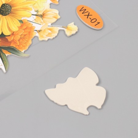 Interior plastic sticker "Sunflower" 40x31 cm-3