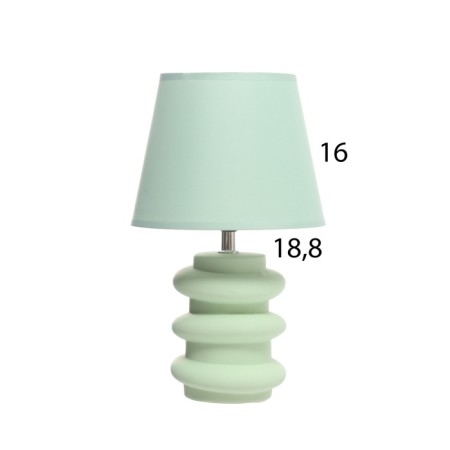 Table lamp "Jiao" 1x40W E14 green 19.5x19.5x35.5cm-5