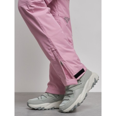 Semi -combinezone ski insulated female winter, size 50, pink color-15