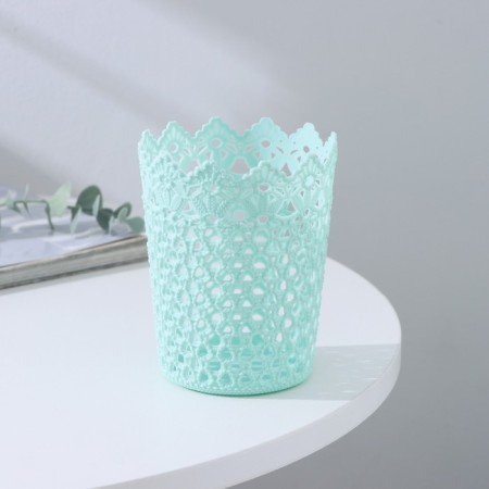 Plastic basket for storage "Melange", 10.5 × 10.5 × 12 cm, color mix-7