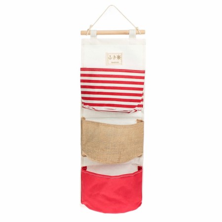Suspendor Organizer with pockets, 3 departments, 20 × 60 cm, color mix-4