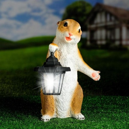 Garden Light "Gopher with a flashlight" 15x15x36cm