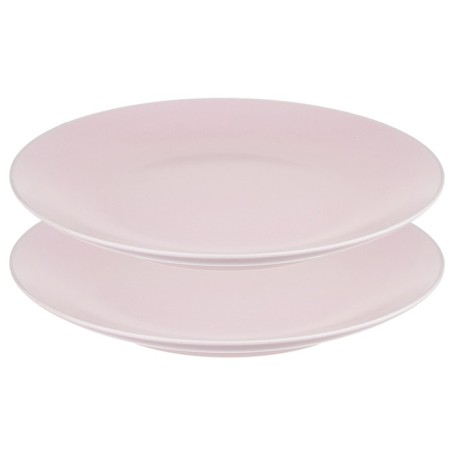 A set of dining plates Liberty Jones Simplicity, D = 26 cm, 2 pcs, pink color