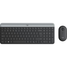 Keyboard + Logitech MK470 Claw: Black/Gray Mouse: Black USB Wireless Slim (920-00 10046