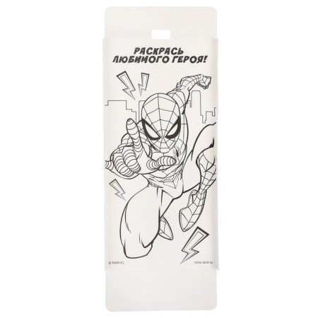 Pencils colored 12 flowers, spider-man-7