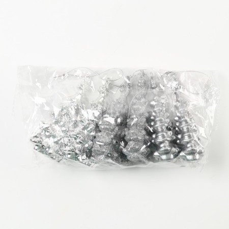 Christmas tree toy New Year's "Christmas trees", for the New Year, silver color-3