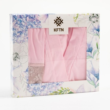 Female set (robe, shirt) KAFTAN, p. 40-42, pink-16