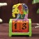 Wooden calendar "Elephant" 7x4x10 cm, mix (2 languages)