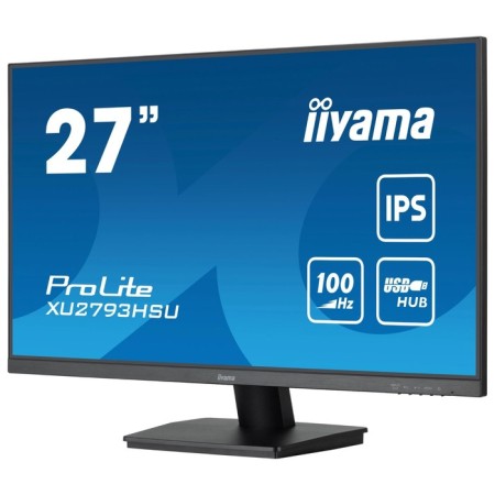 Monitor IIYAMA 27 "Prolite XU2793HSU-B6 Black IPS LED 1MS 16: 9 HDMI M/M Matte 250CD 178g 107748-3
