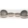 A set of deep plates of Elrington “Airgraph. Light graphite ", 18 cm, 6 pcs