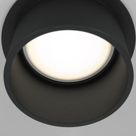 Technical DL050-01B, GU10, 1x12 W, 68x68x55 mm, black lamp-1